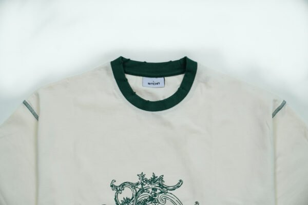 ANTIQUE WHITE CROPPED BOXY TEE - Image 12