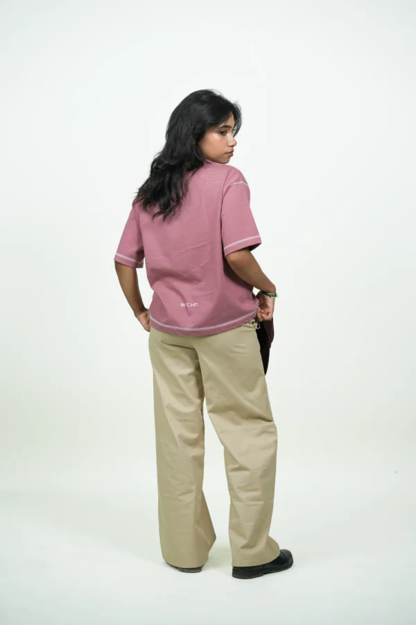 DUSTY ROSE WIZARD CROPPED BOXY TEE - Image 8