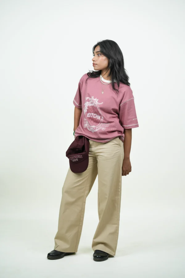 DUSTY ROSE WIZARD CROPPED BOXY TEE - Image 4