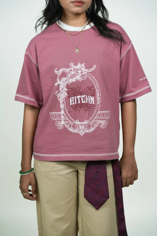 DUSTY ROSE WIZARD CROPPED BOXY TEE - Image 10