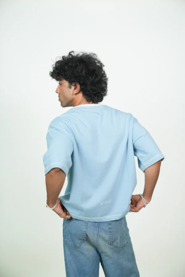 BLUE WIZARD CROPPED BOXY TEE - Image 10
