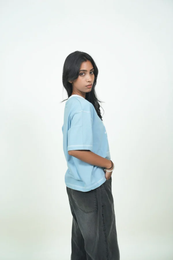 BLUE WIZARD CROPPED BOXY TEE - Image 5