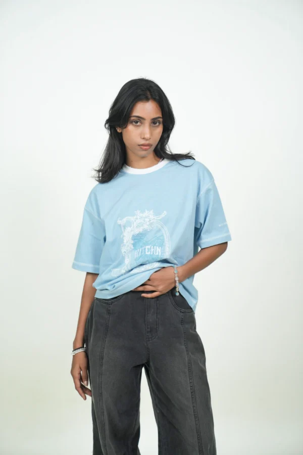 BLUE WIZARD CROPPED BOXY TEE - Image 9